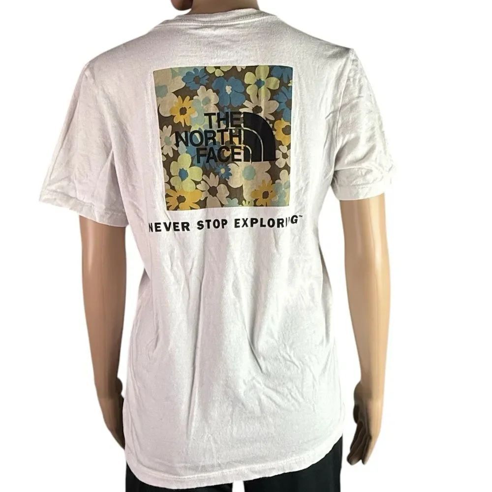 The North Face White & Brown Floral T-Shirt